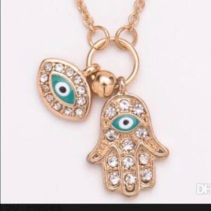 Hasma Evil Eye Necklace- price is for 2